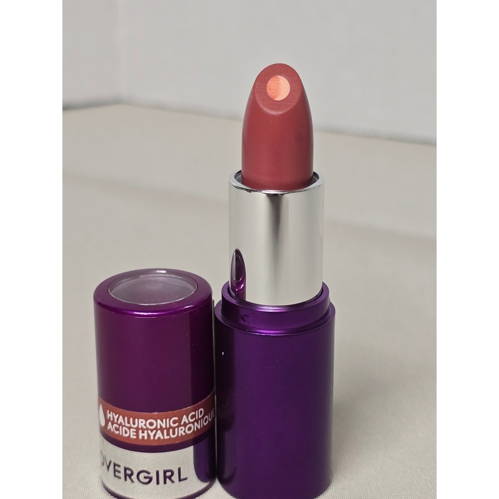 2 pack CoverGirl Simply Ageless Hyaluronic Acid Lipstick 130 Darling Mocha